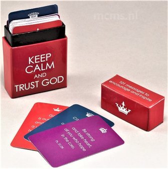 Box of Blessings - &quot;Keep calm and Trust God | mcms.nl