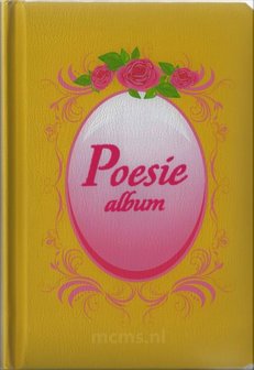 Poesie album geel goudsnee - Nostalgie | mcms.nl
