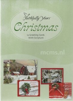&quot;Christmas in the Heartland&quot; - Boxed Christmas Cards | mcms.nl