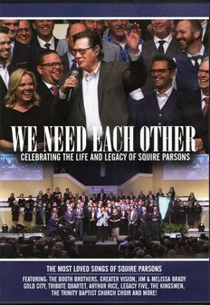 We Need Each Other DVD - songs of Squire Parsons | mcms.nl