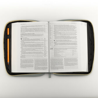 Biblecover 'Grace' lightblue