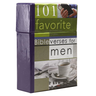 Box of Blessings - &quot;101 Favorite Bible verses For Men&quot;