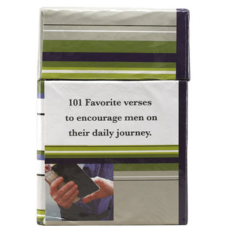 BOX OF BLESSINGS - &quot;101 Favorite Bible verses For Men&quot;