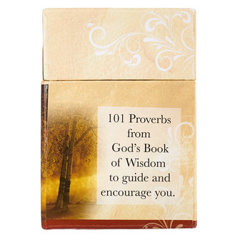 BOX OF BLESSINGS - &quot;101 Proverbs to Live By&quot;