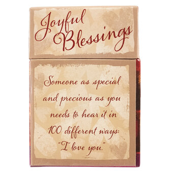 BOX OF BLESSINGS - &quot;Joyful Blessings For Someone Special&quot;