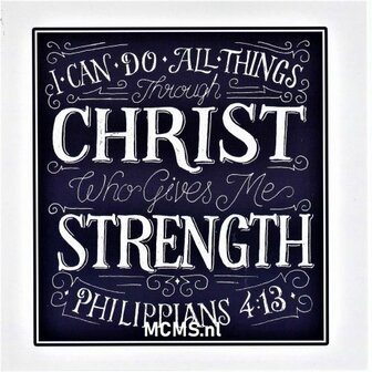 I can do all things (Phillipians 4:13) - Bemoedigingskaart | MCMS.nl
