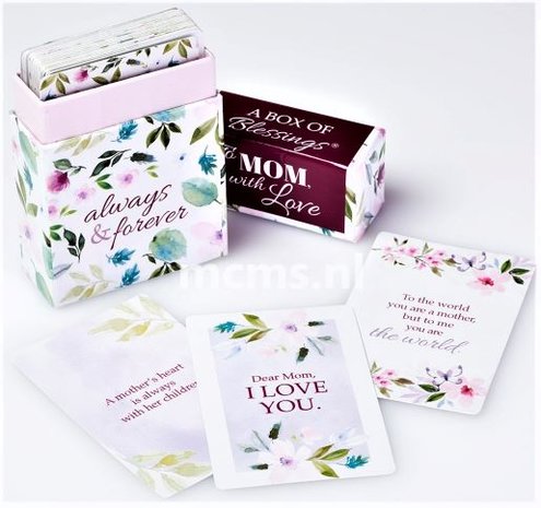 To Mom with love always & forever - Box of Blessings | mcms.nl
