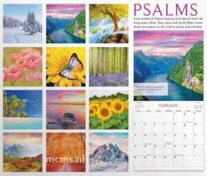 Psalms - 2024 standaard wandkalender large 30x30cm | mcms.nl