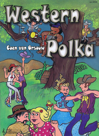 Muziekboek Accordeon - Western Polka | MCMS.nl