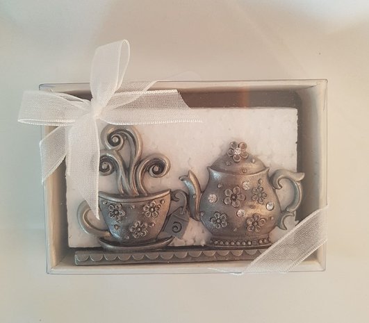 Visitekaarthouder Theeset