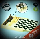 Schaakspel compact voor onderweg